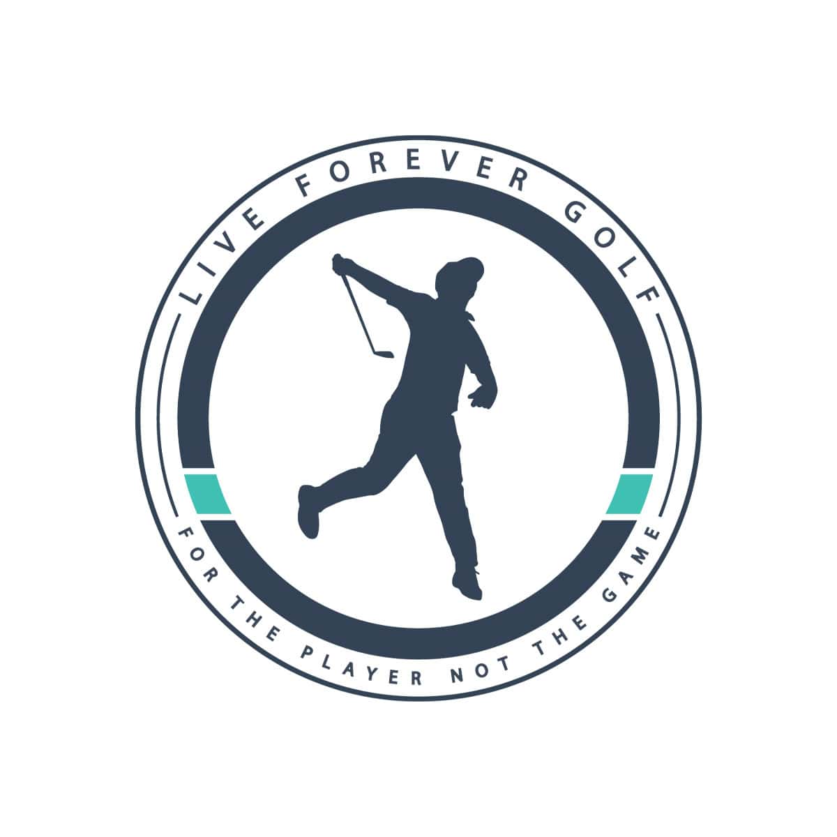 Live forever golf logo