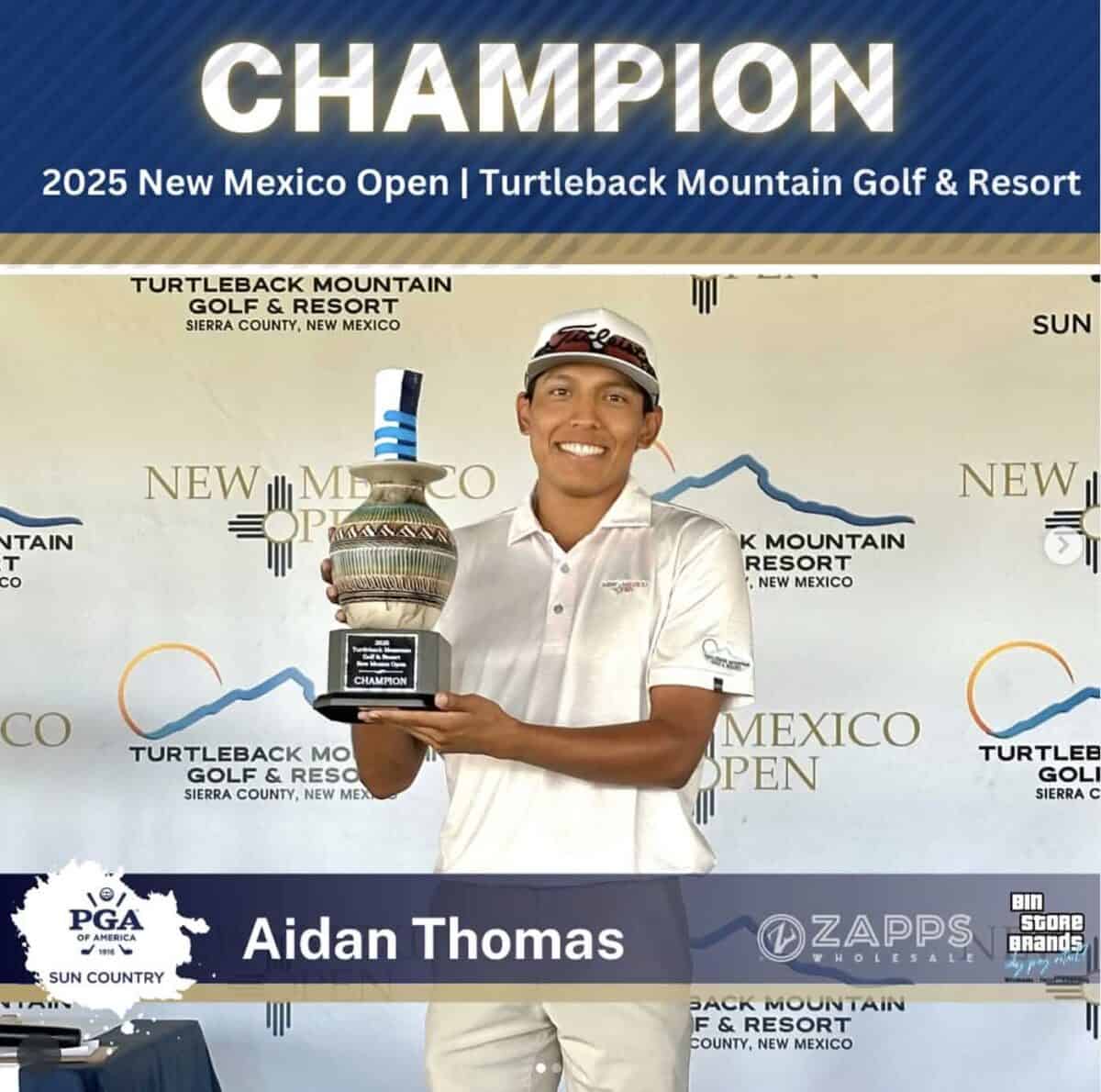 Aidan Thomas wins New Mexico Open 2025