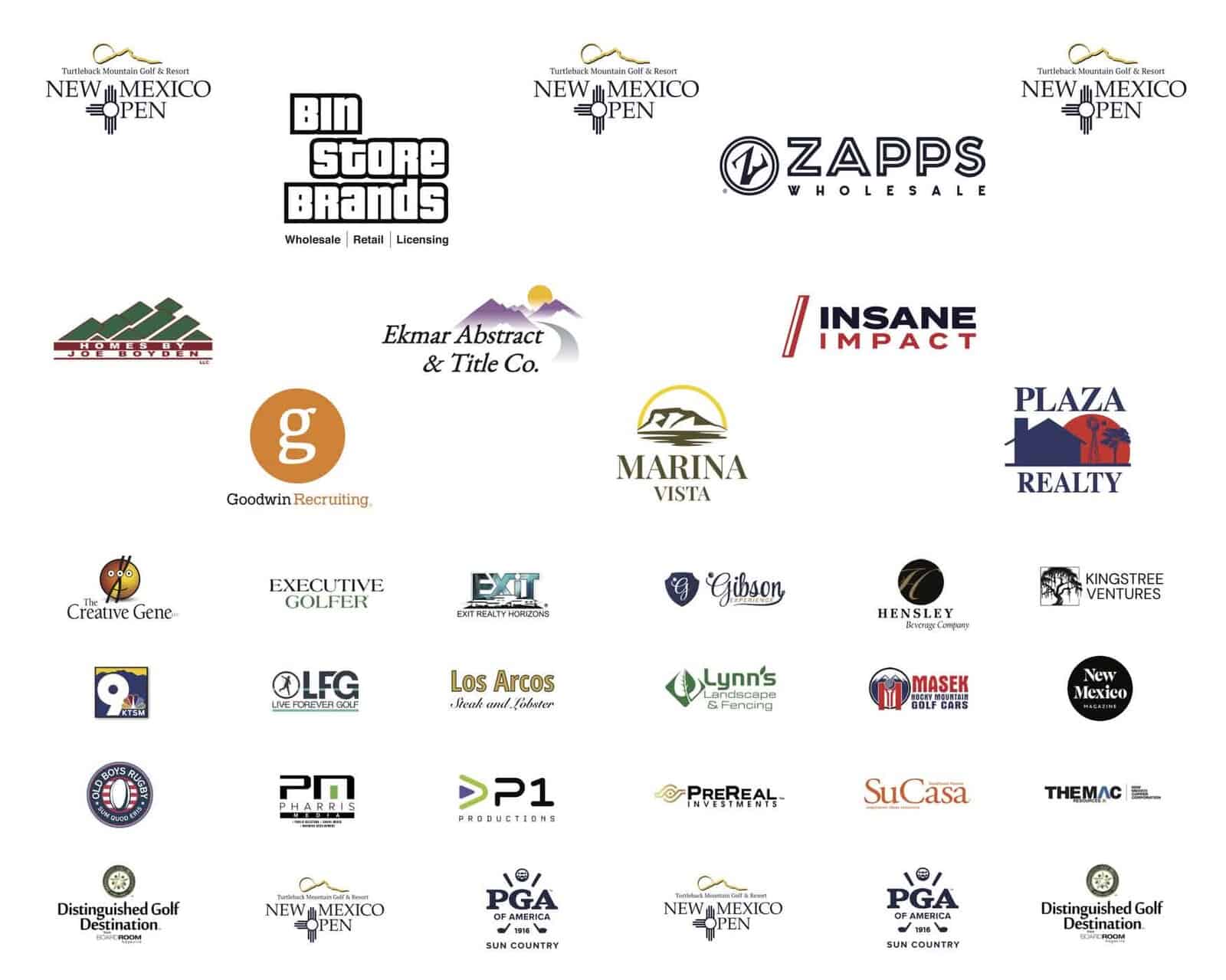 New Mexico Open sponsors list